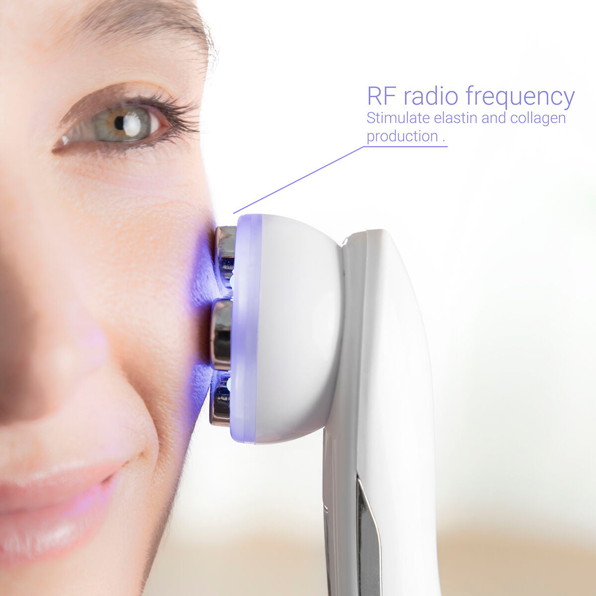 Facial Massager with Radiofrequency, Phototherapy and Electrostimulation Wace InnovaGoods-8