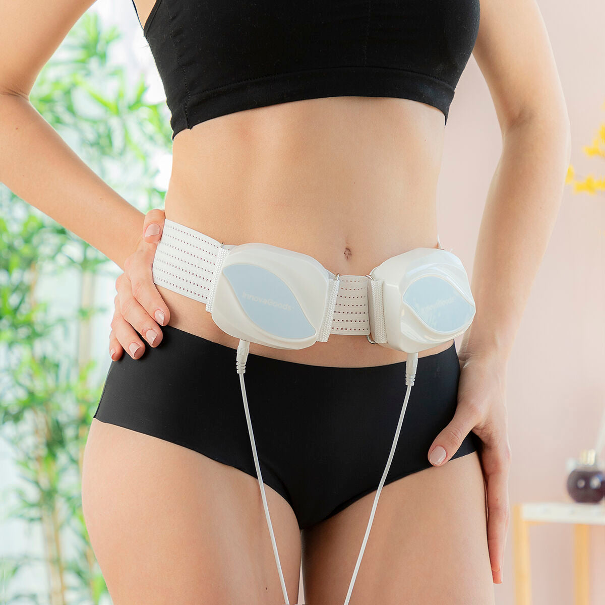 Body Sculpting Vibrating Massage Belt Bubratt InnovaGoods-0