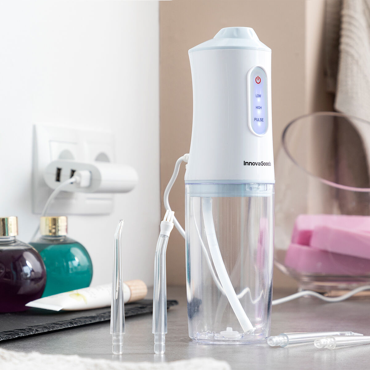 Portable Rechargeable Oral Irrigator Denter InnovaGoods-6