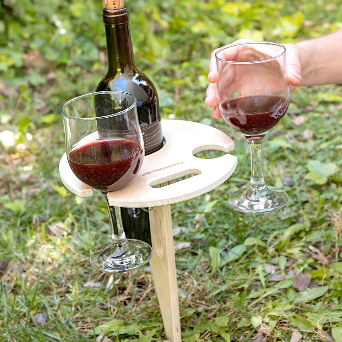 Folding and Portable Wine Table for Outdoors Winnek InnovaGoods-0