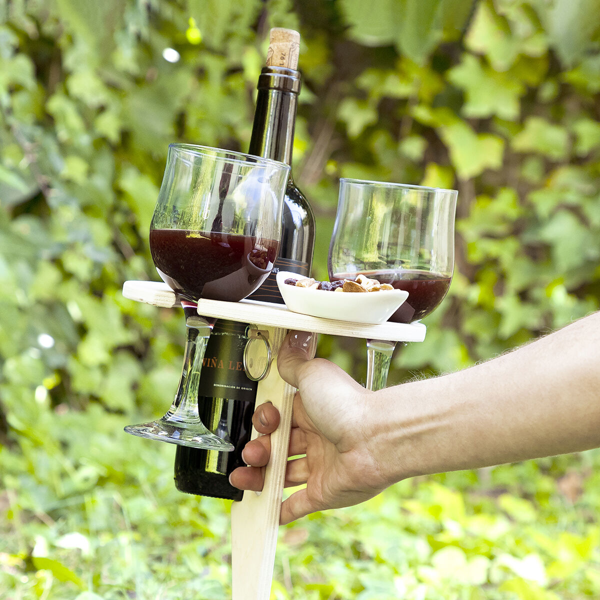 Folding and Portable Wine Table for Outdoors Winnek InnovaGoods-11