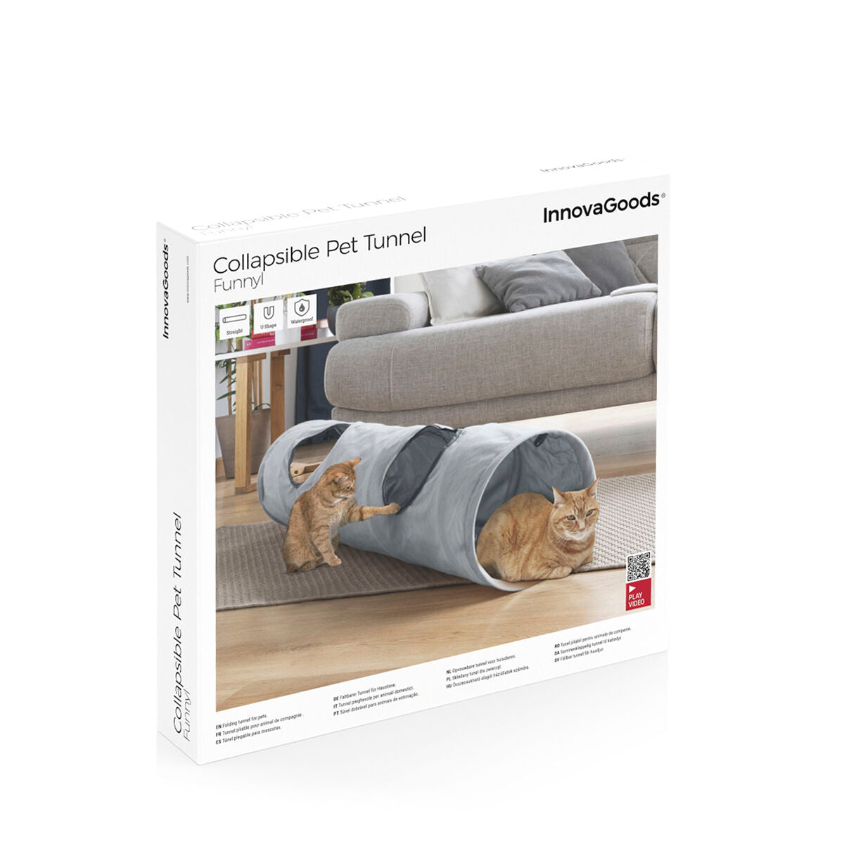 Collapsible Pet Tunnel Funnyl InnovaGoods-1