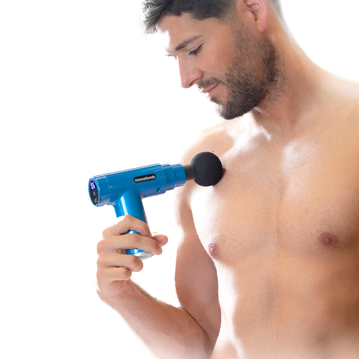 Mini Muscle Relaxation and Recovery Gun Relmux InnovaGoods-5