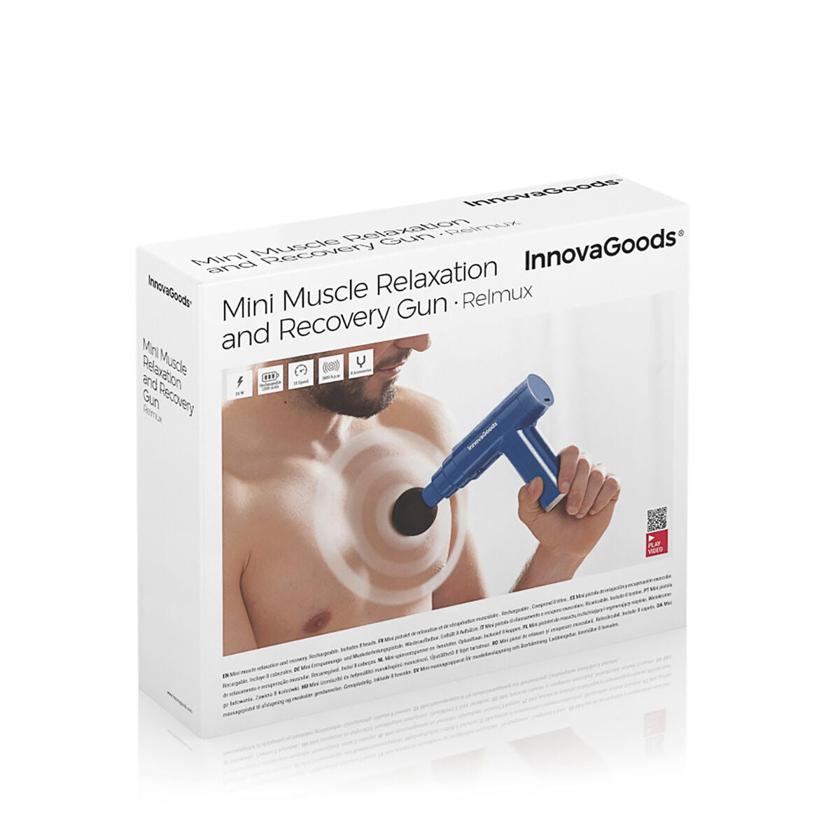 Mini Muscle Relaxation and Recovery Gun Relmux InnovaGoods-1