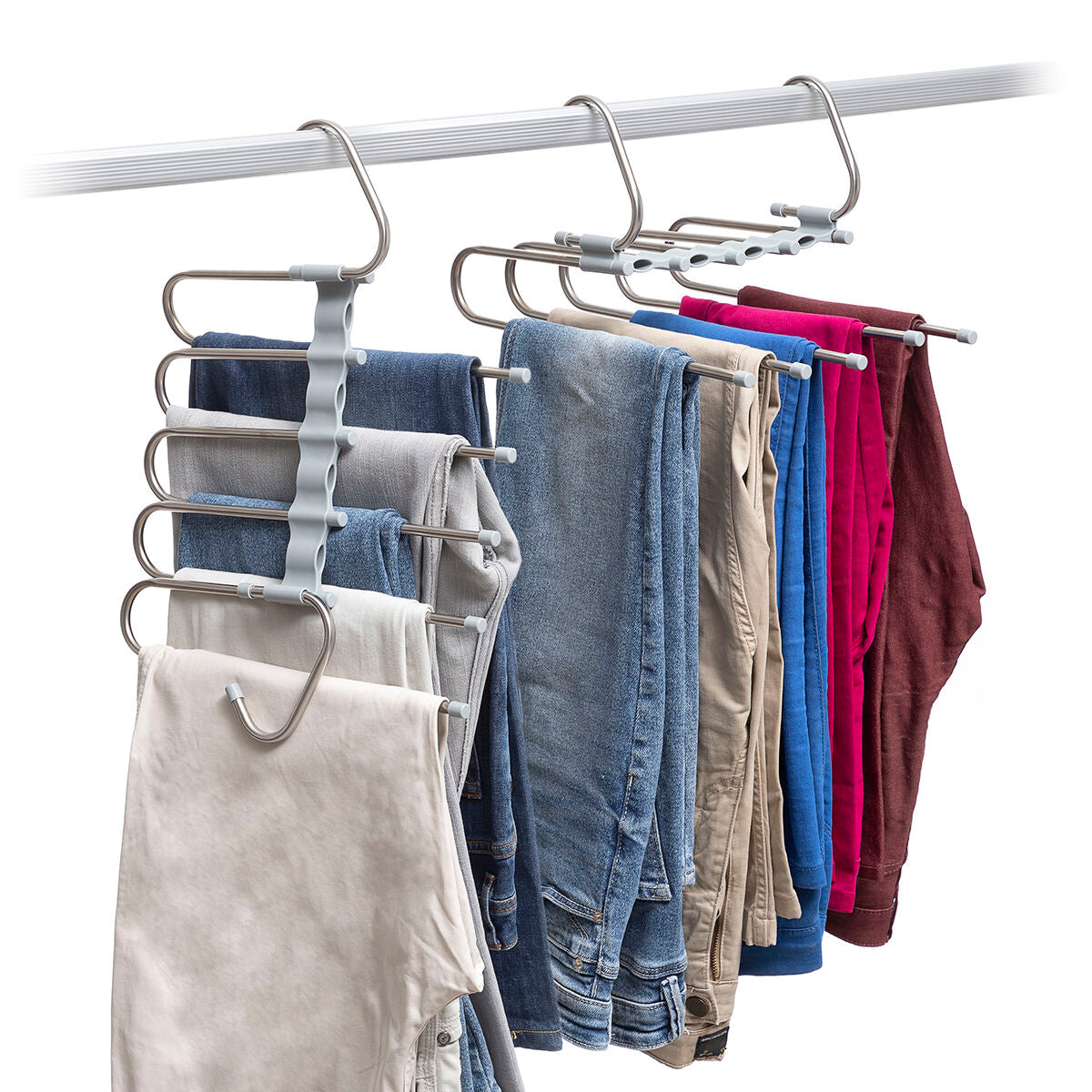 5-in-1 Multiple Trouser Hanger Havser InnovaGoods-4