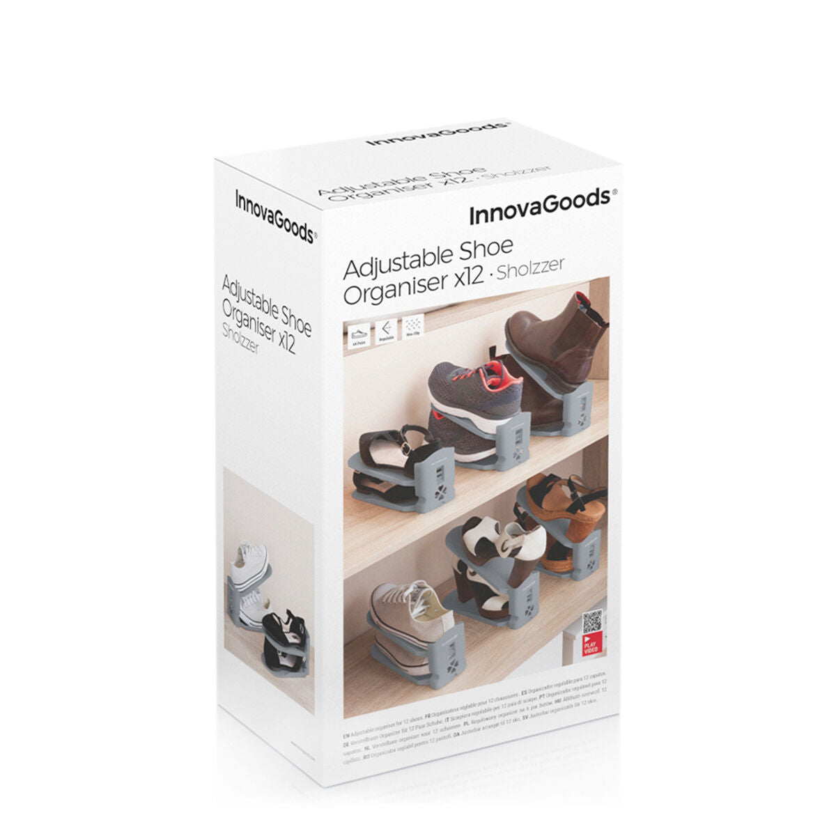 Adjustable Shoe Organiser Sholzzer InnovaGoods 6 Units-1