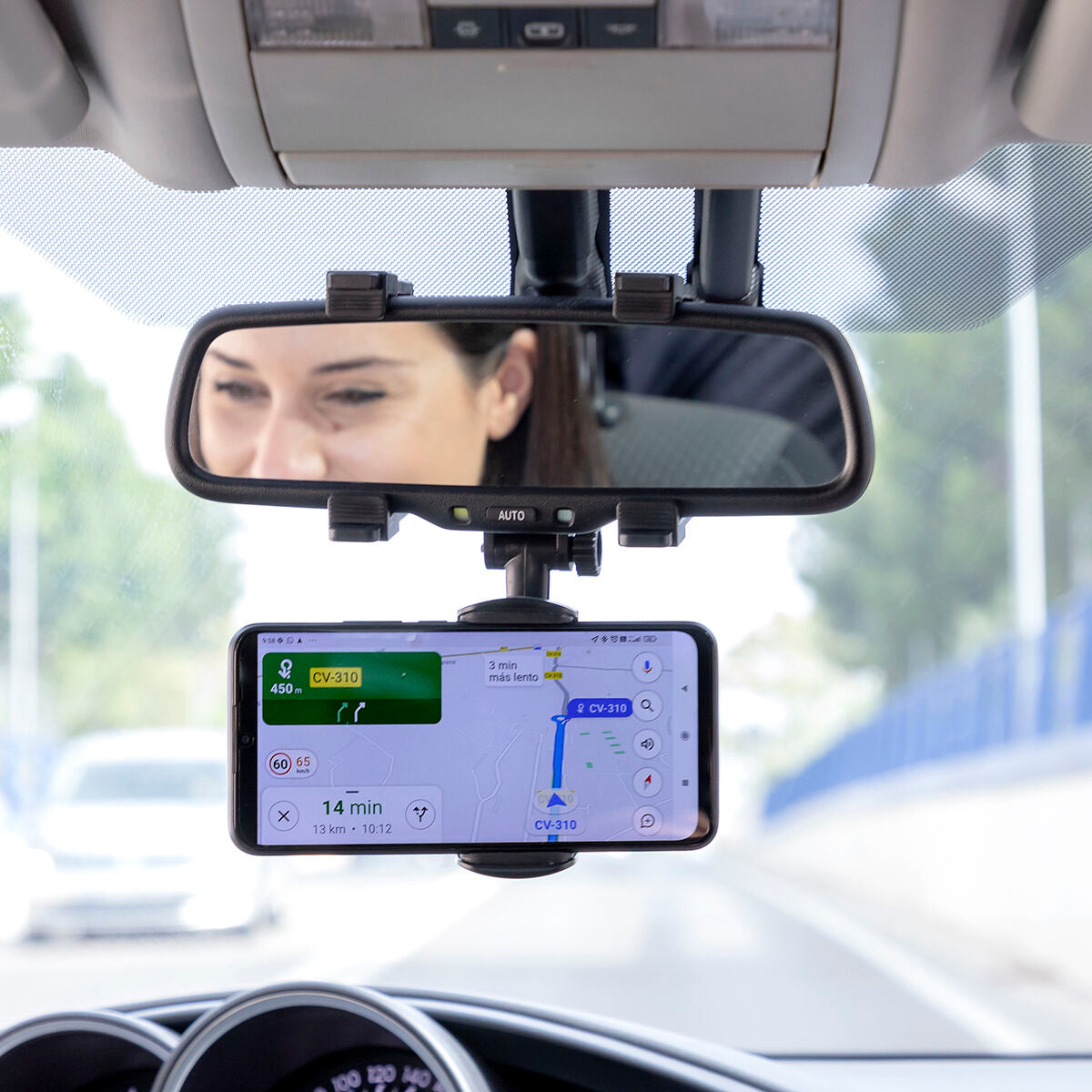 Smartphone Holder for Rearview Mirror Stropp InnovaGoods-11