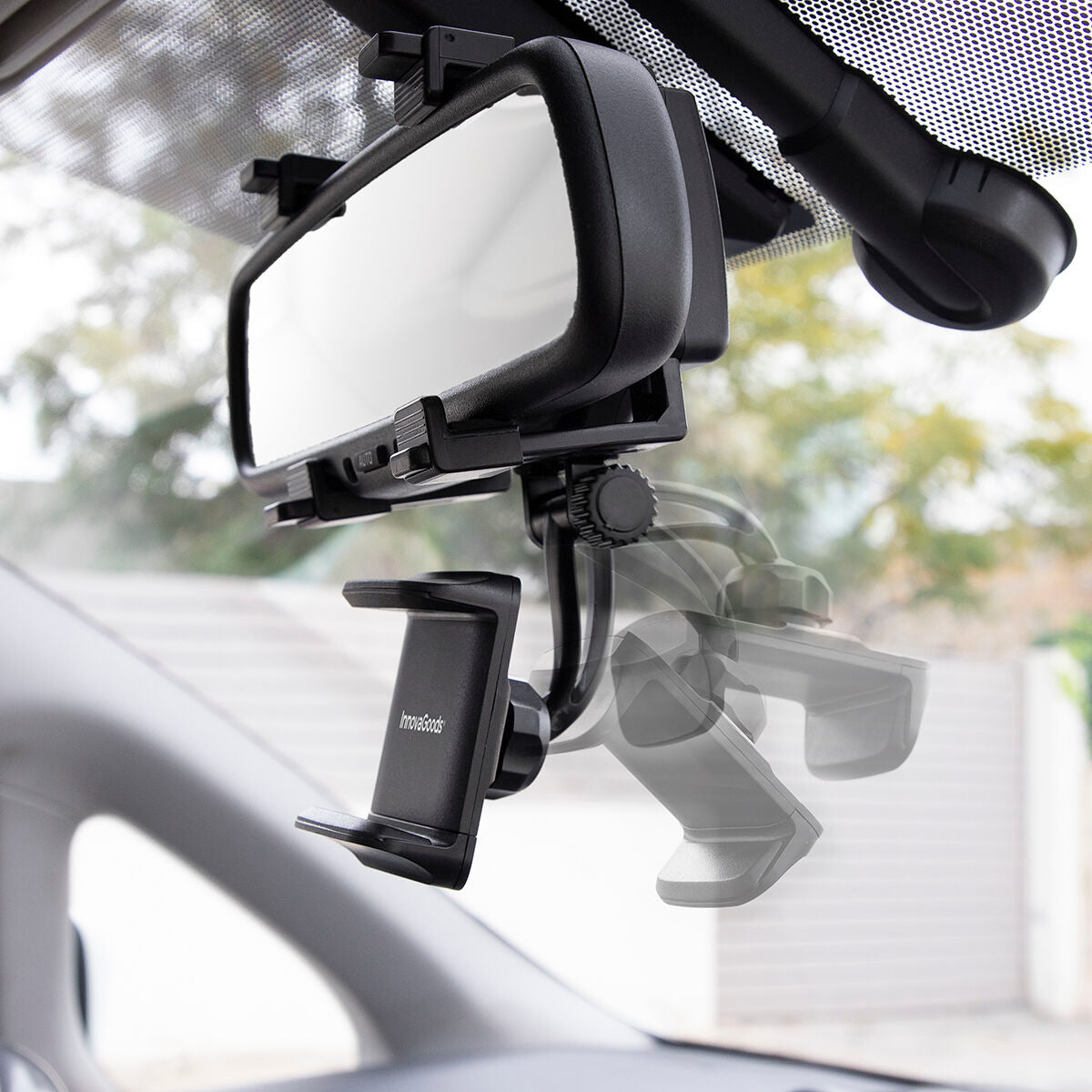 Smartphone Holder for Rearview Mirror Stropp InnovaGoods-8