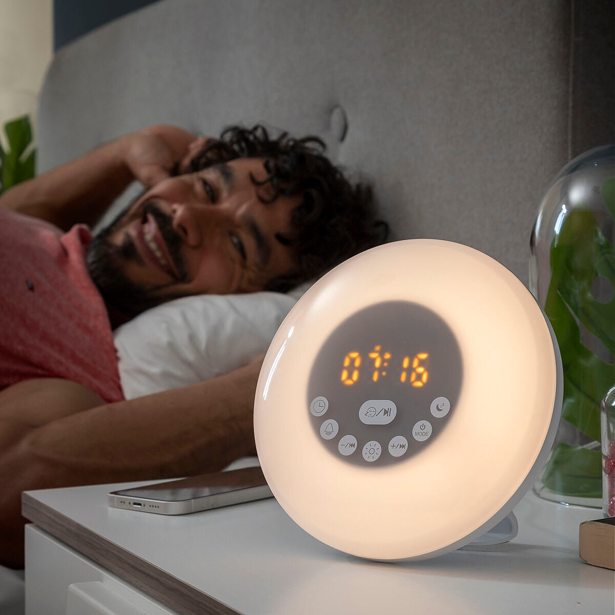 Sunrise Alarm Clock with Speaker Slockar InnovaGoods-0