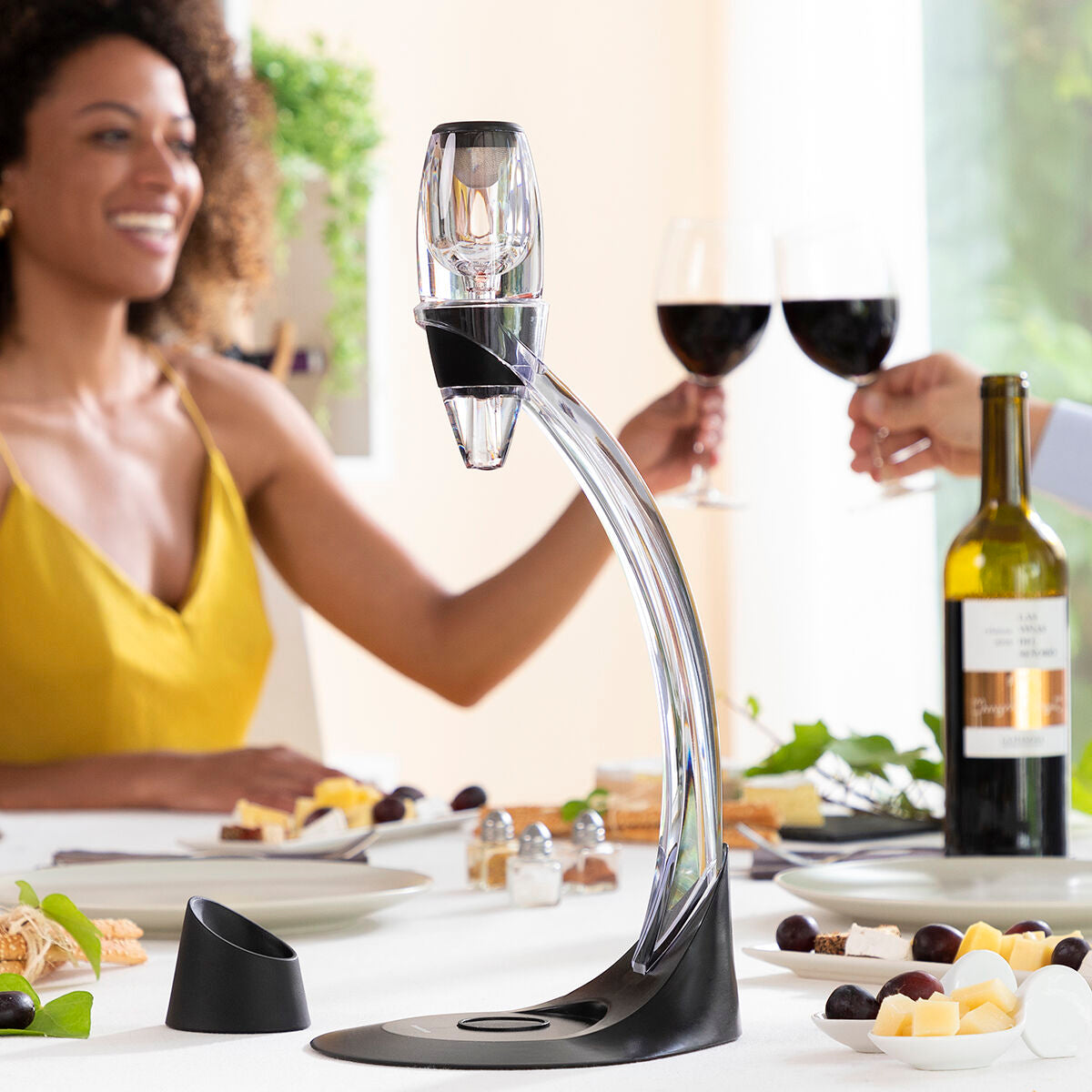 Professional Wine Aerator with Tower Stand and Non-Drip Base Winair InnovaGoods-13