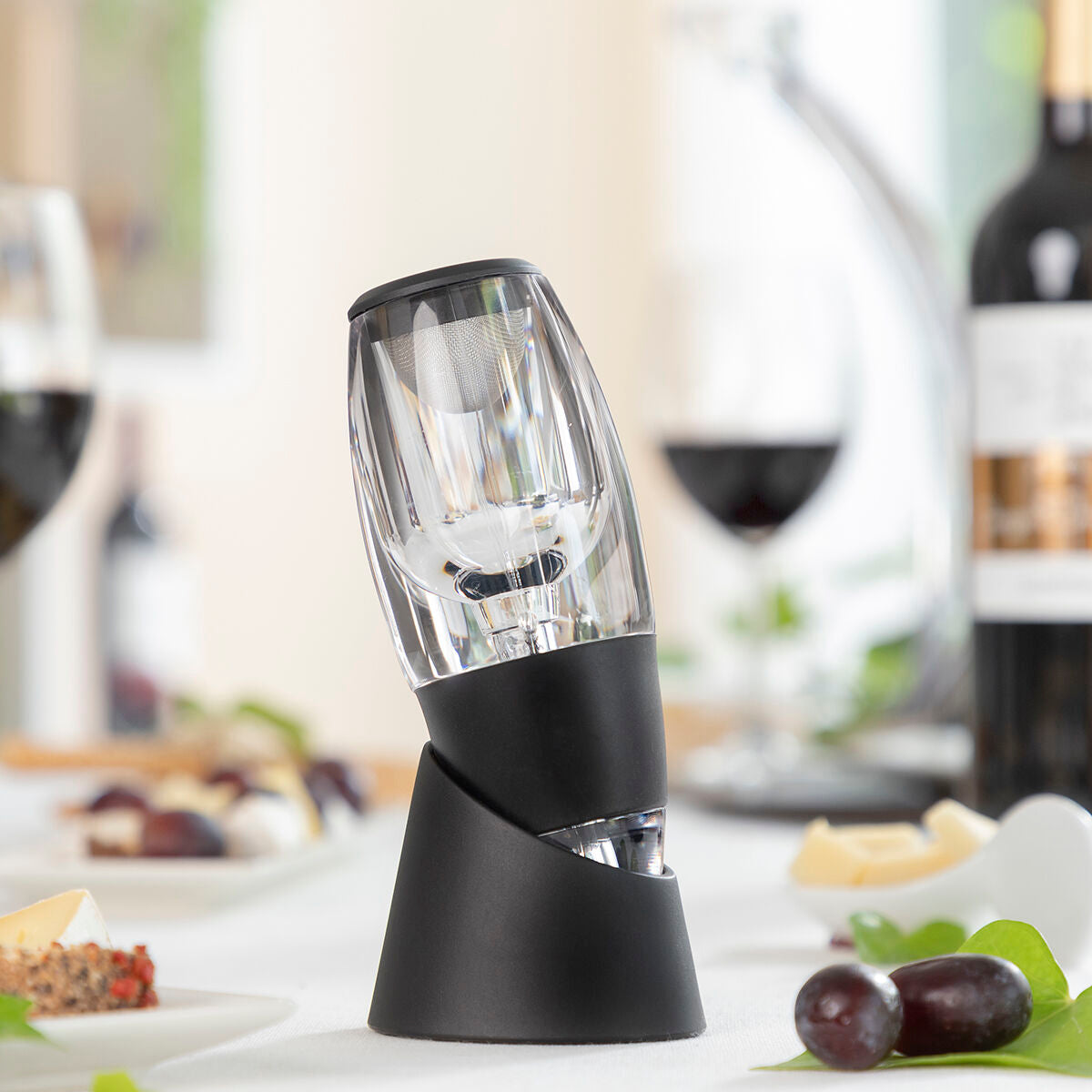 Professional Wine Aerator with Tower Stand and Non-Drip Base Winair InnovaGoods-10