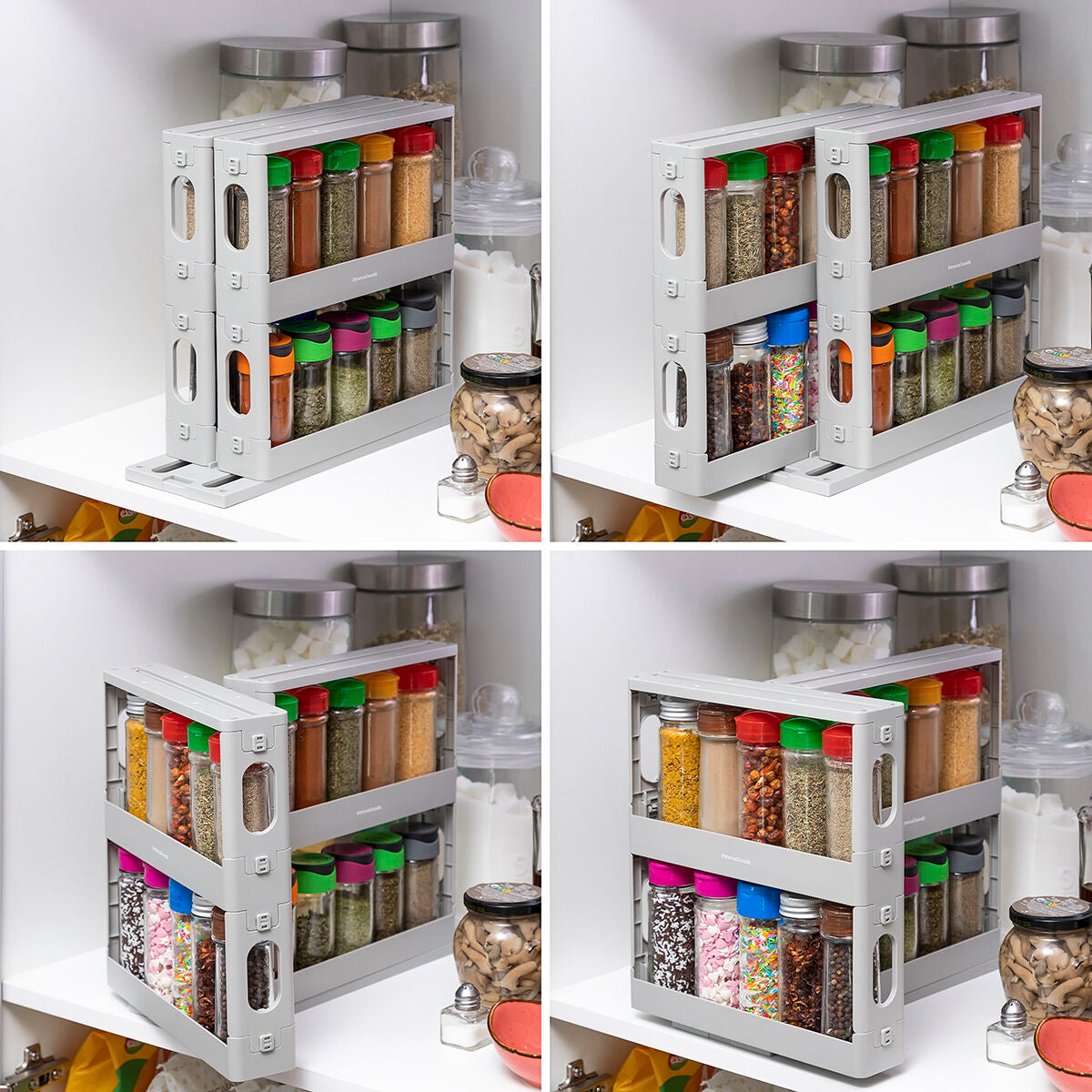 Sliding and Pivoting Spice Organiser Rispick InnovaGoods-9