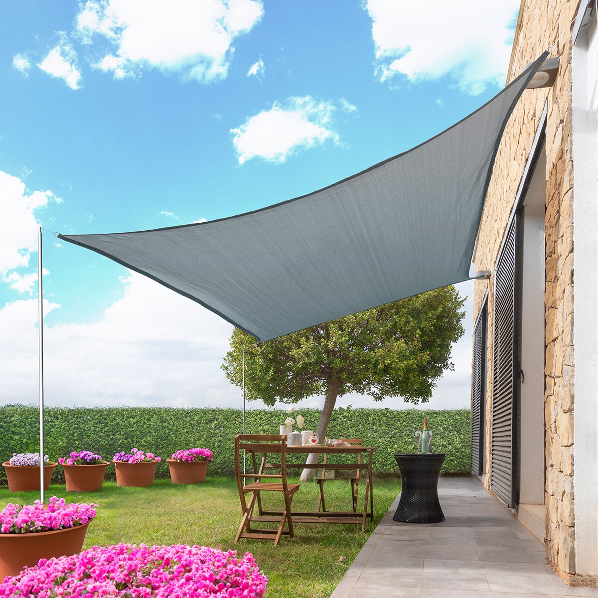 Rectangular Shade Sail Reshad InnovaGoods 3 x 4 m-5