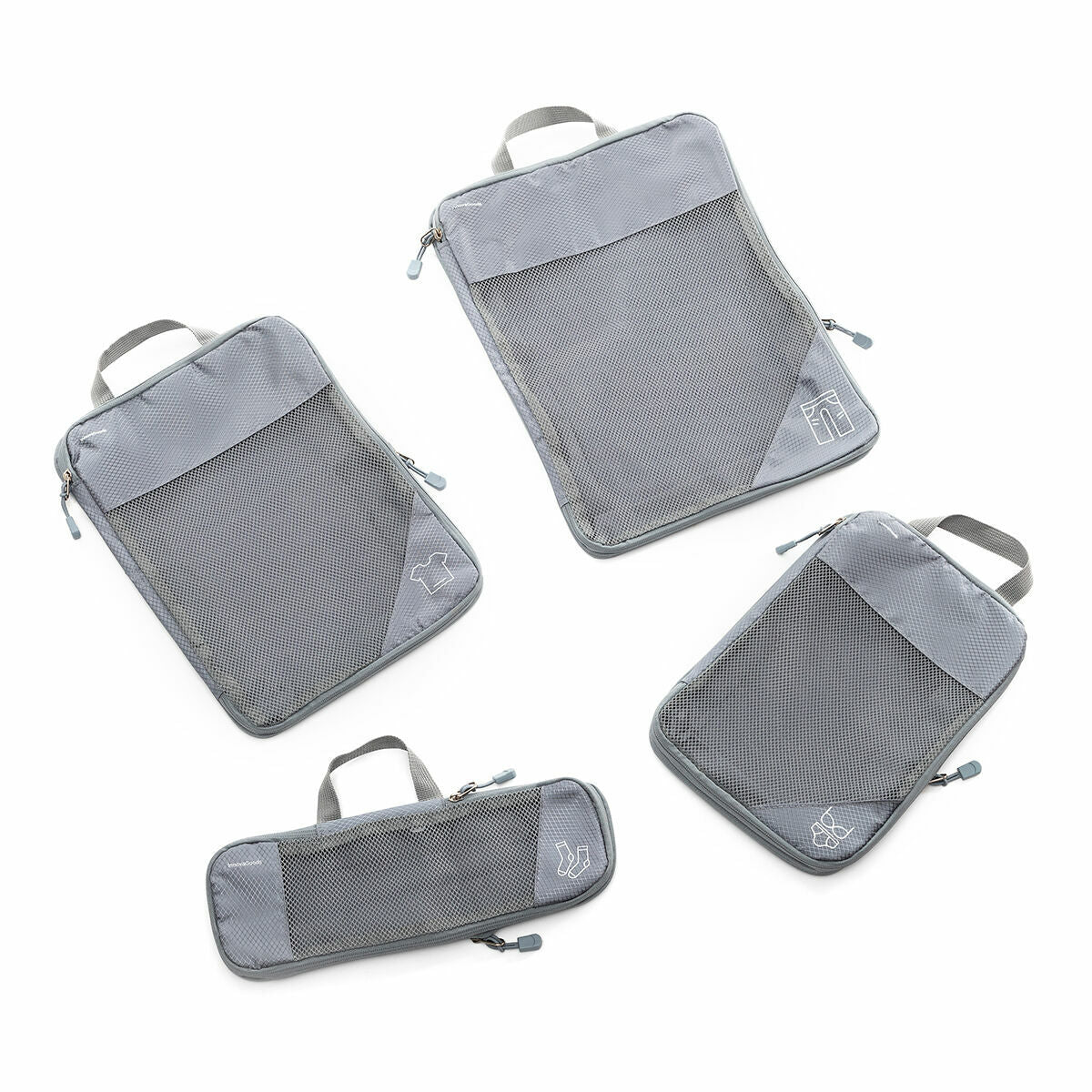 Suitcase Organiser Compression Bags Compakube InnovaGoods 4 Pieces-5