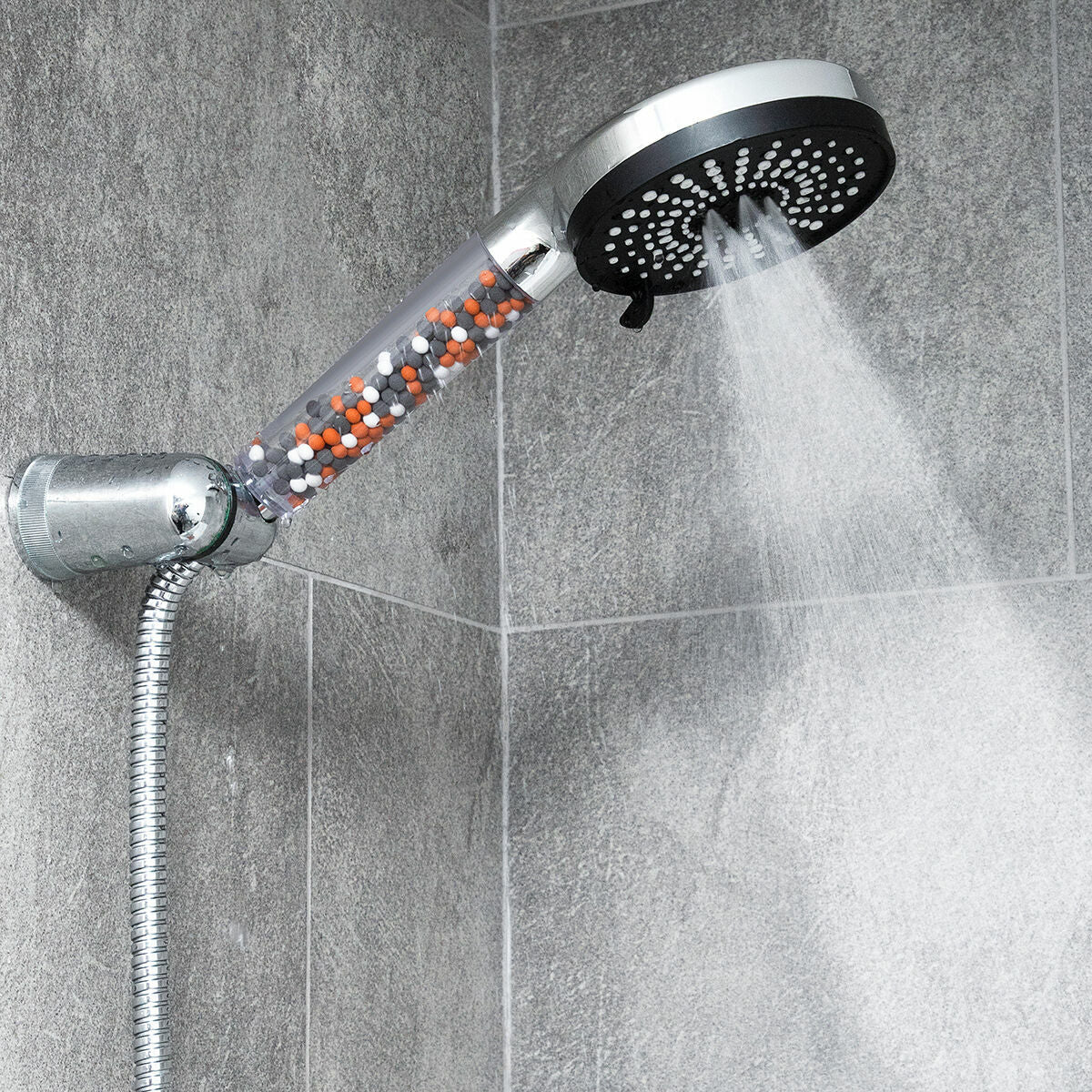 High Pressure Shower Head with Filter and Minerals Moshol InnovaGoods-5