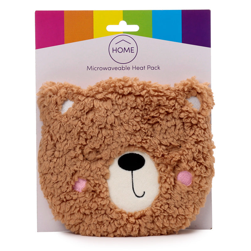 Microwavable Plush Round Wheat and Lavender Heat Pack - Teddy Bear WARM103-0