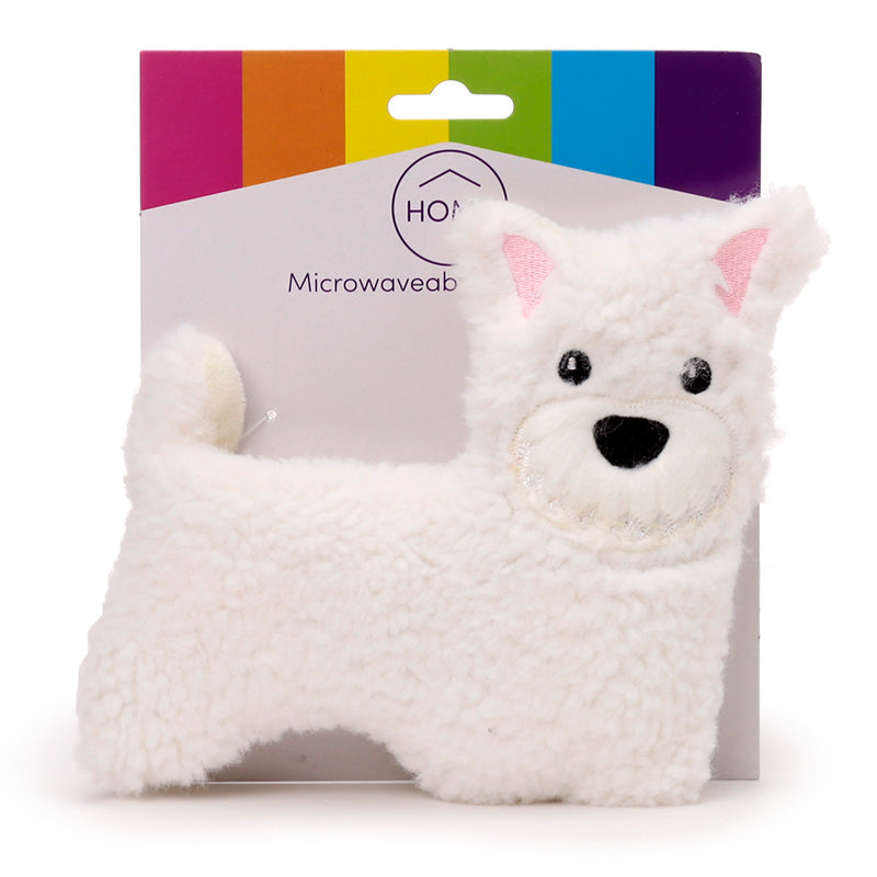 Microwavable Plush Wheat and Lavender Heat Pack - Westie Dog WARM108-0