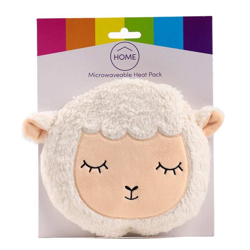 Sleepy Sheep Round Microwavable Plush Wheat and Lavender Heat Pack WARM85-0