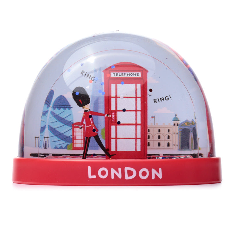 Collectable Snow Storm (Medium) - London Icons Red Telephone Box WB21-0