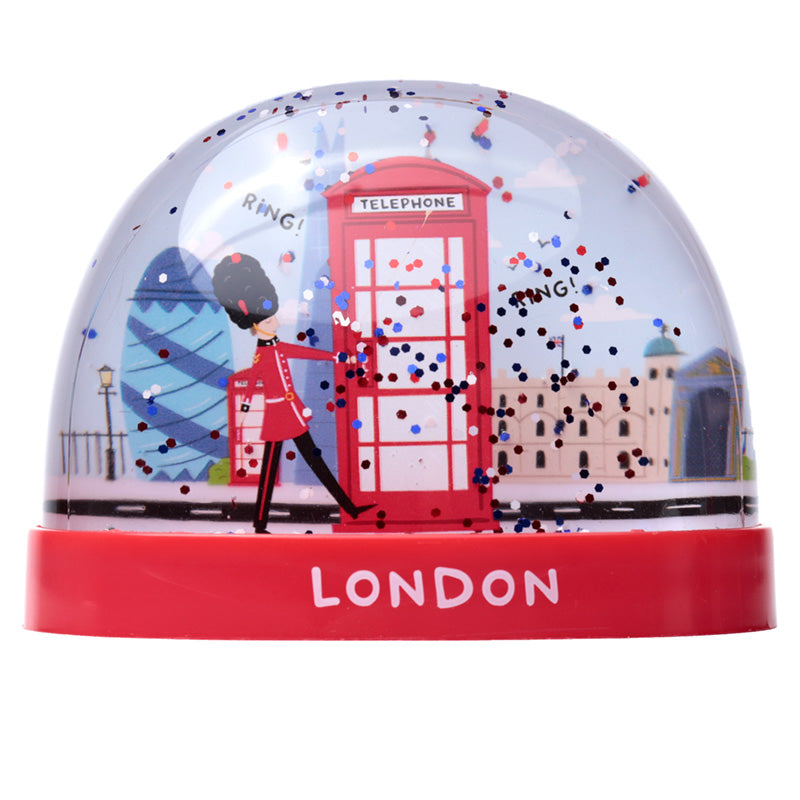 Collectable Snow Storm (Large) - London Icons Red Telephone Box WB23-0