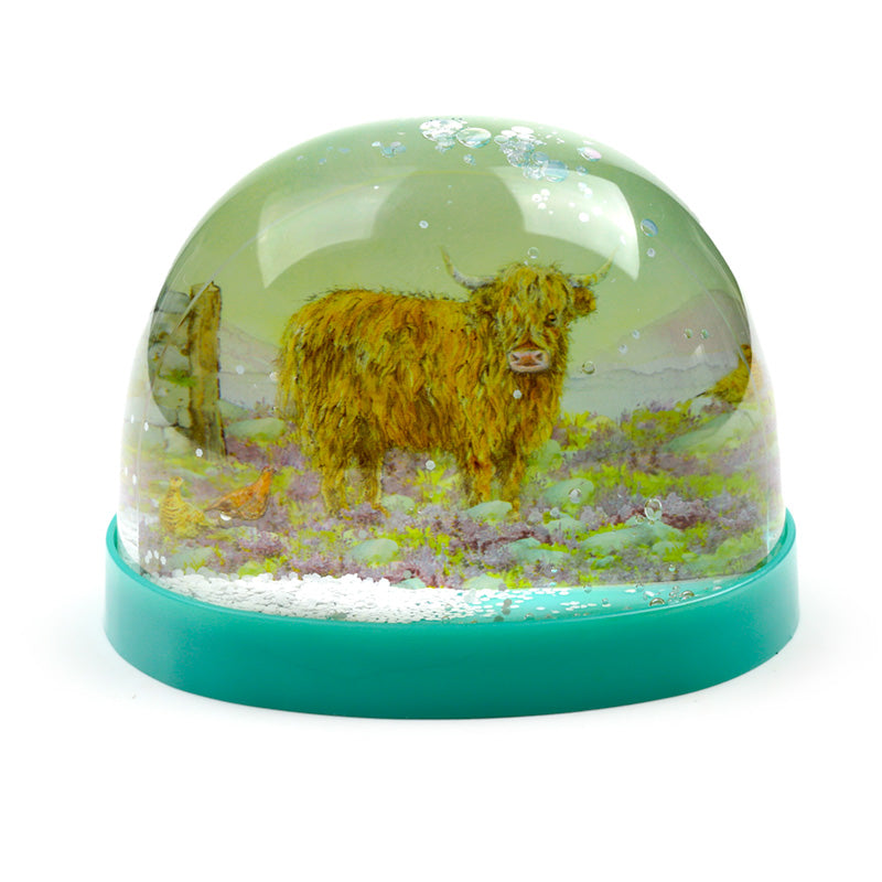 Collectable Snow Storm (Large) - Jan Pashley Highland Coo WB28-0