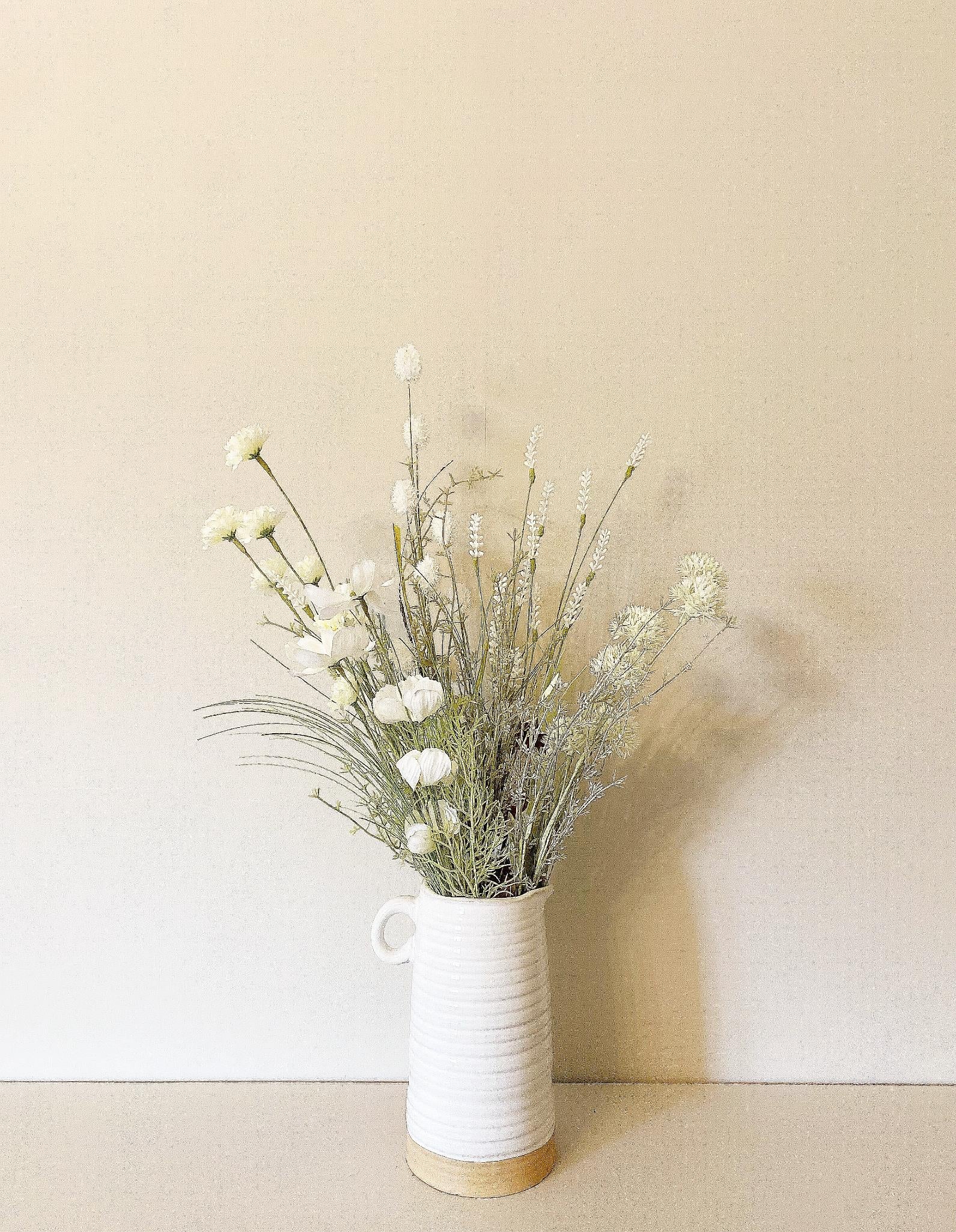 Cream Wild Flower Stem-1