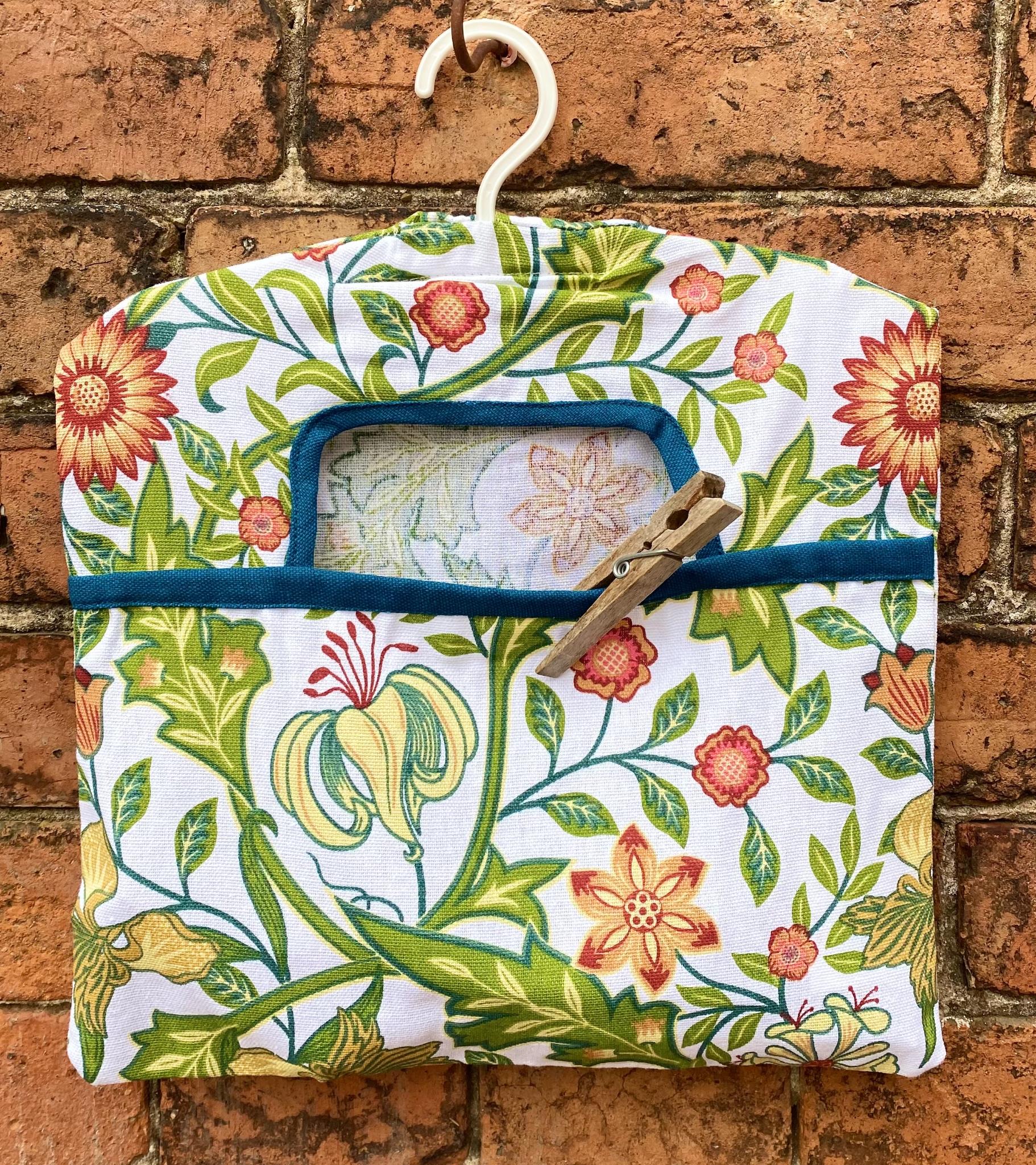 Blue Sussex Peg Bag-2