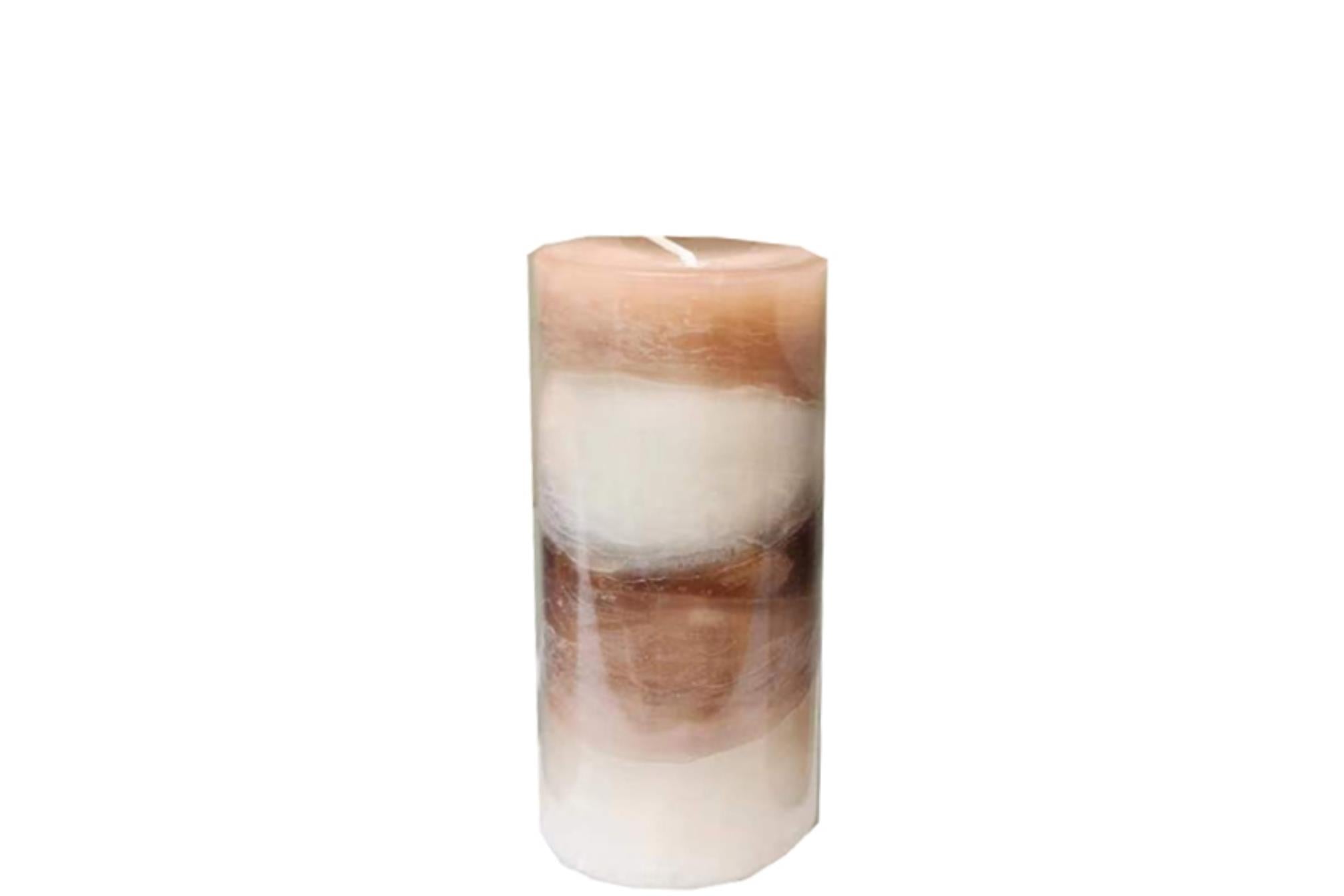 Caramel Ombre Pillar Candle-3