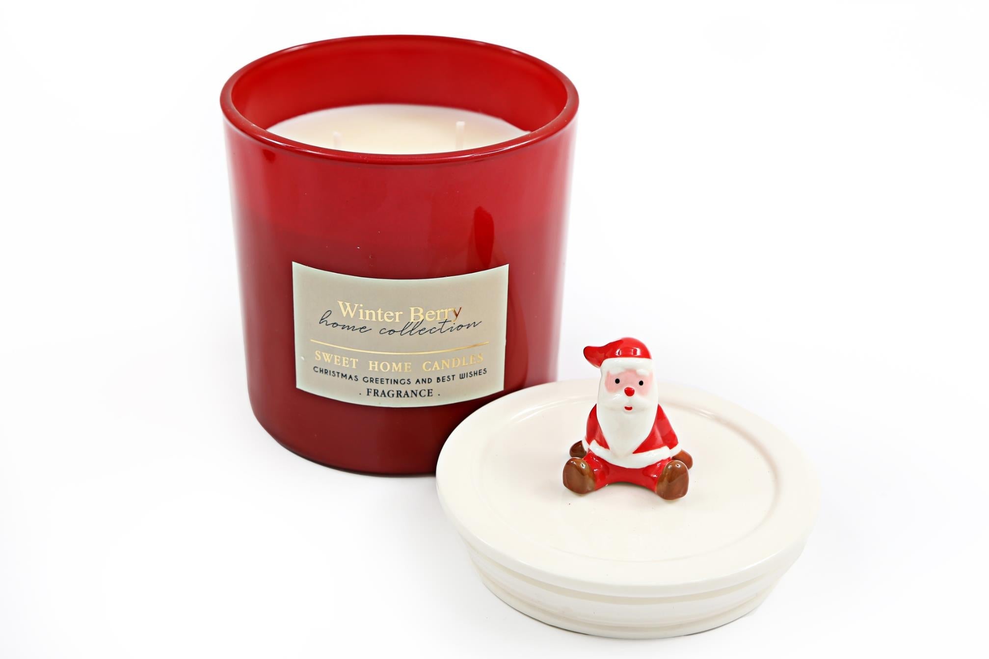 Father Christmas Character Candle-pot-4