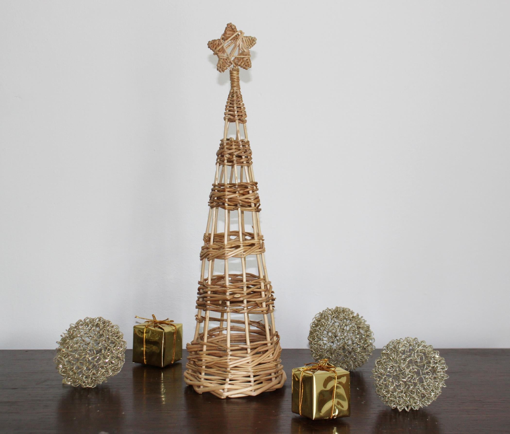 Rattan Christmas Tree-1