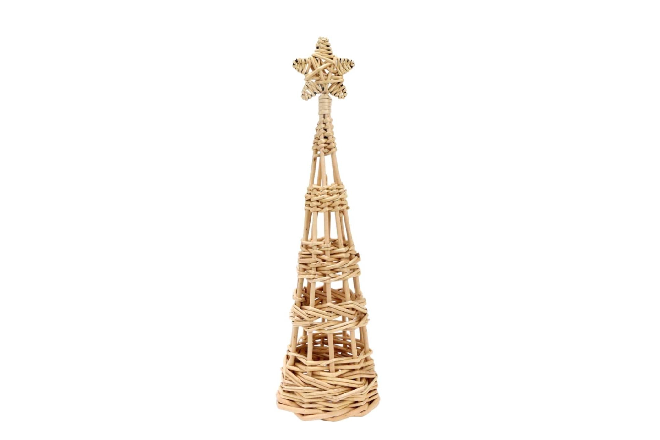 Rattan Christmas Tree Small-0