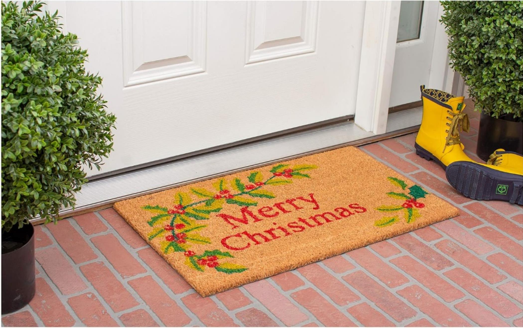 Holly Berries Doormat-2