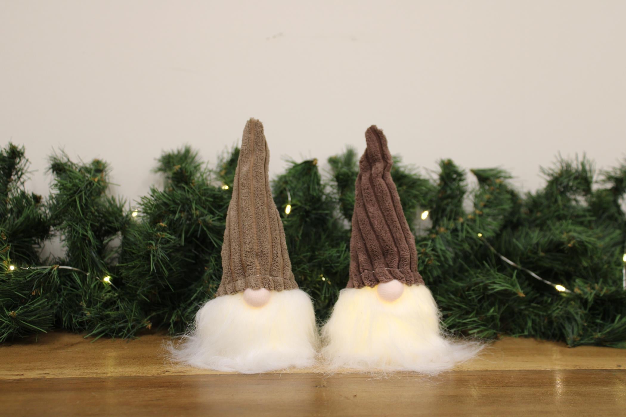 Set of Two Gonks With LED Beards-1