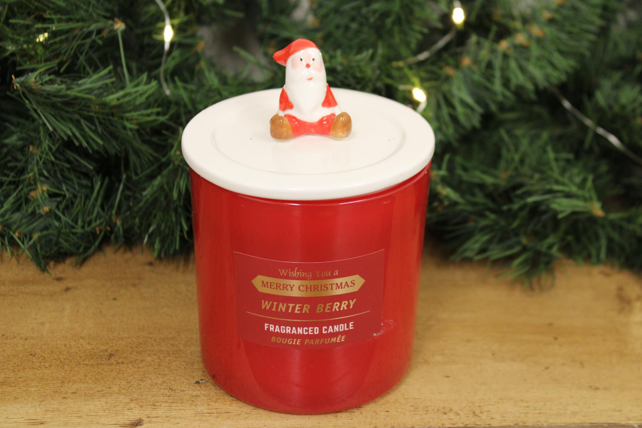 Father Christmas Character Candle-pot-2