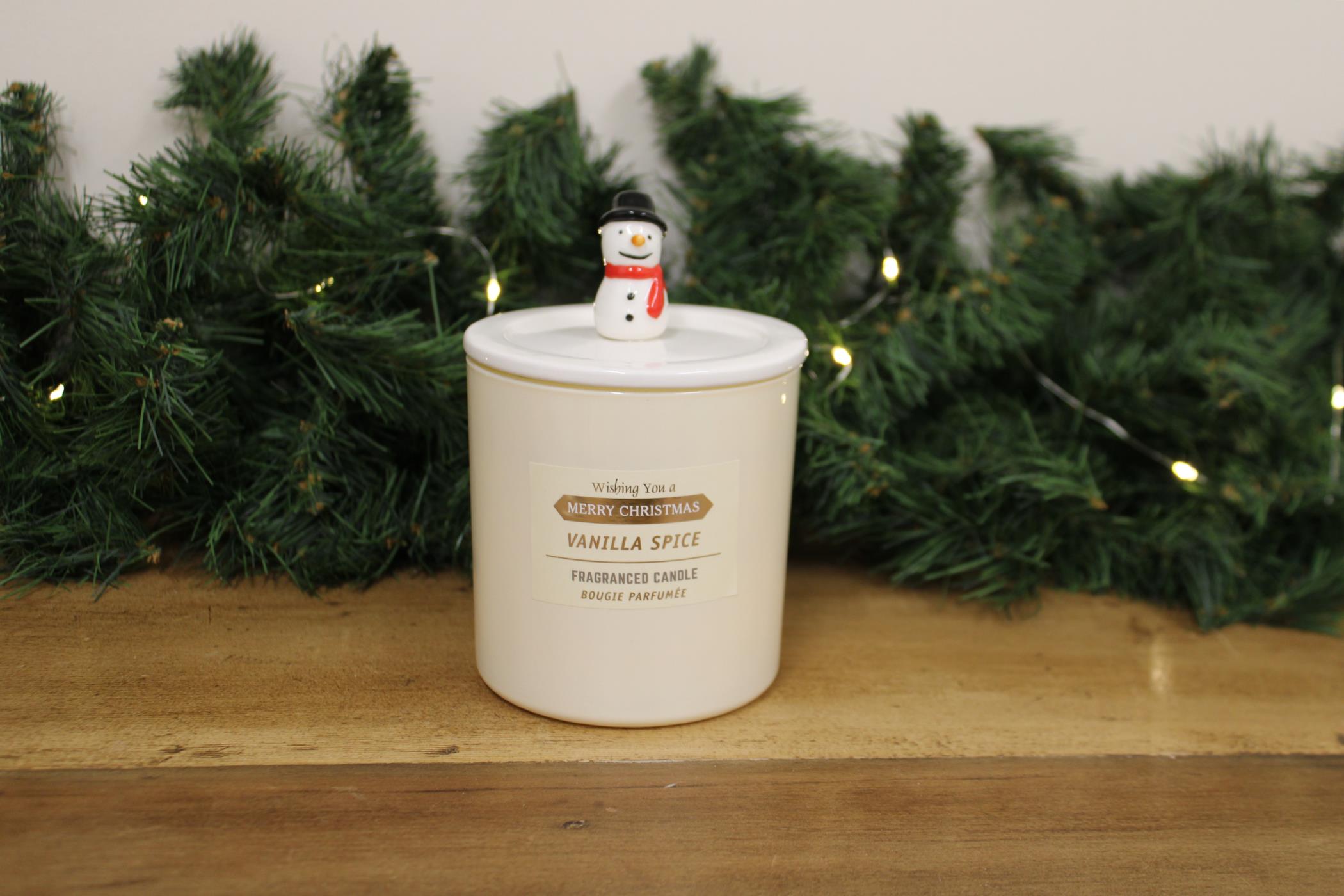 Snowman Character Candle-pot-1