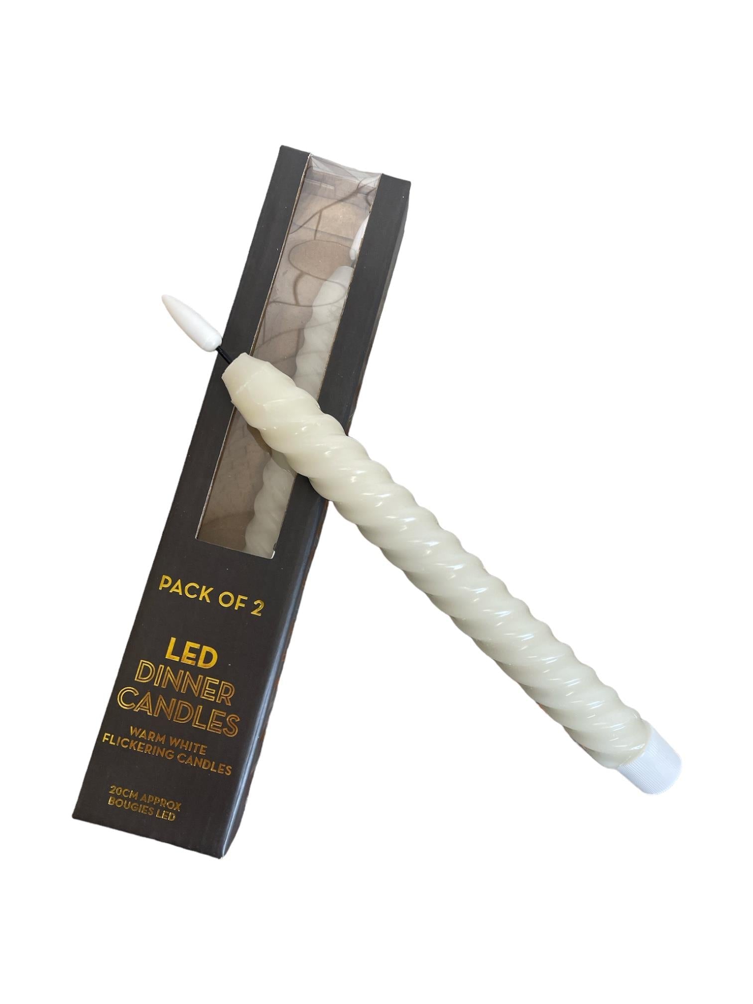 Twist LED Candles Pack of 2-3