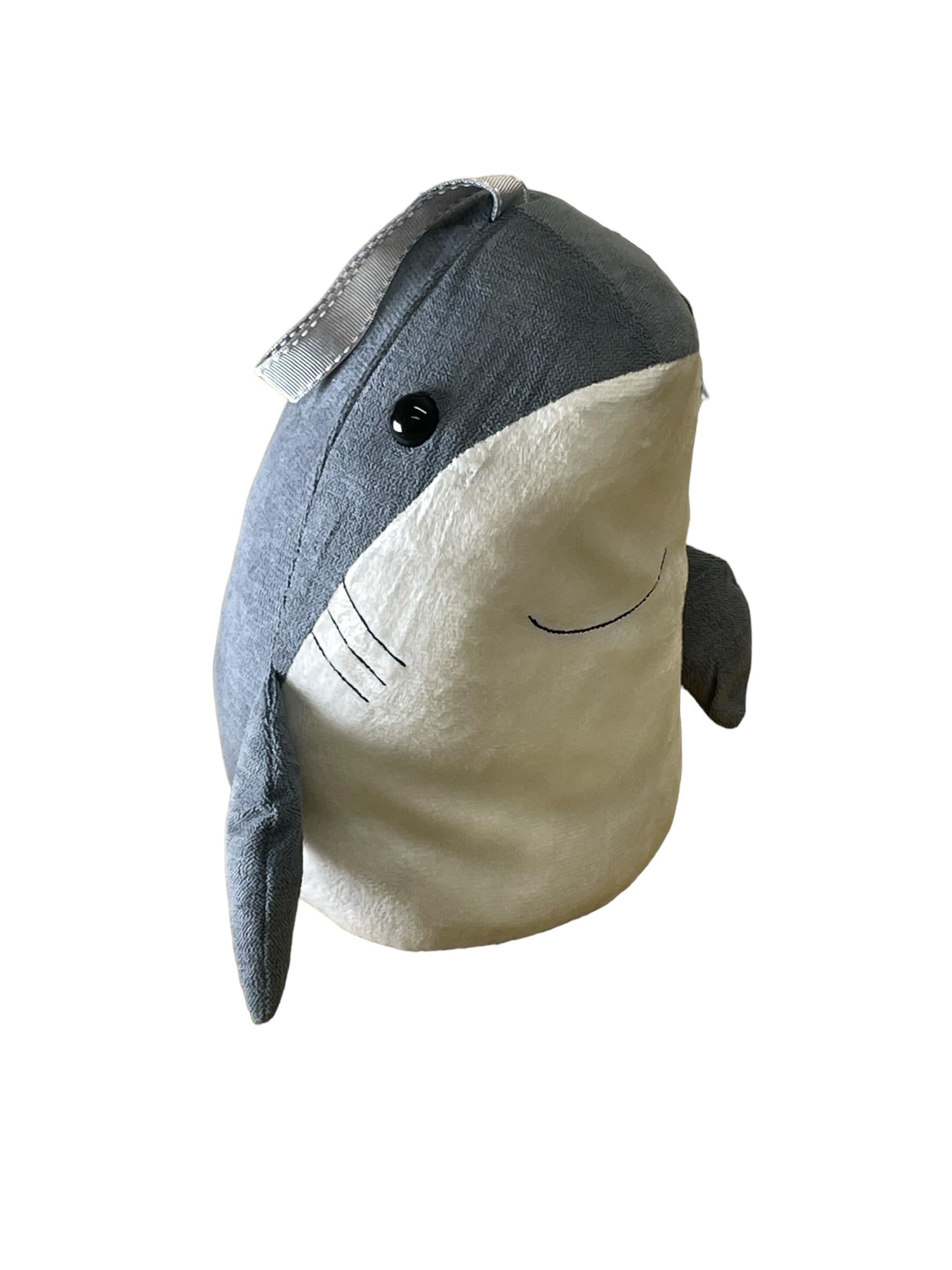 Grey Shark Door Stop-2