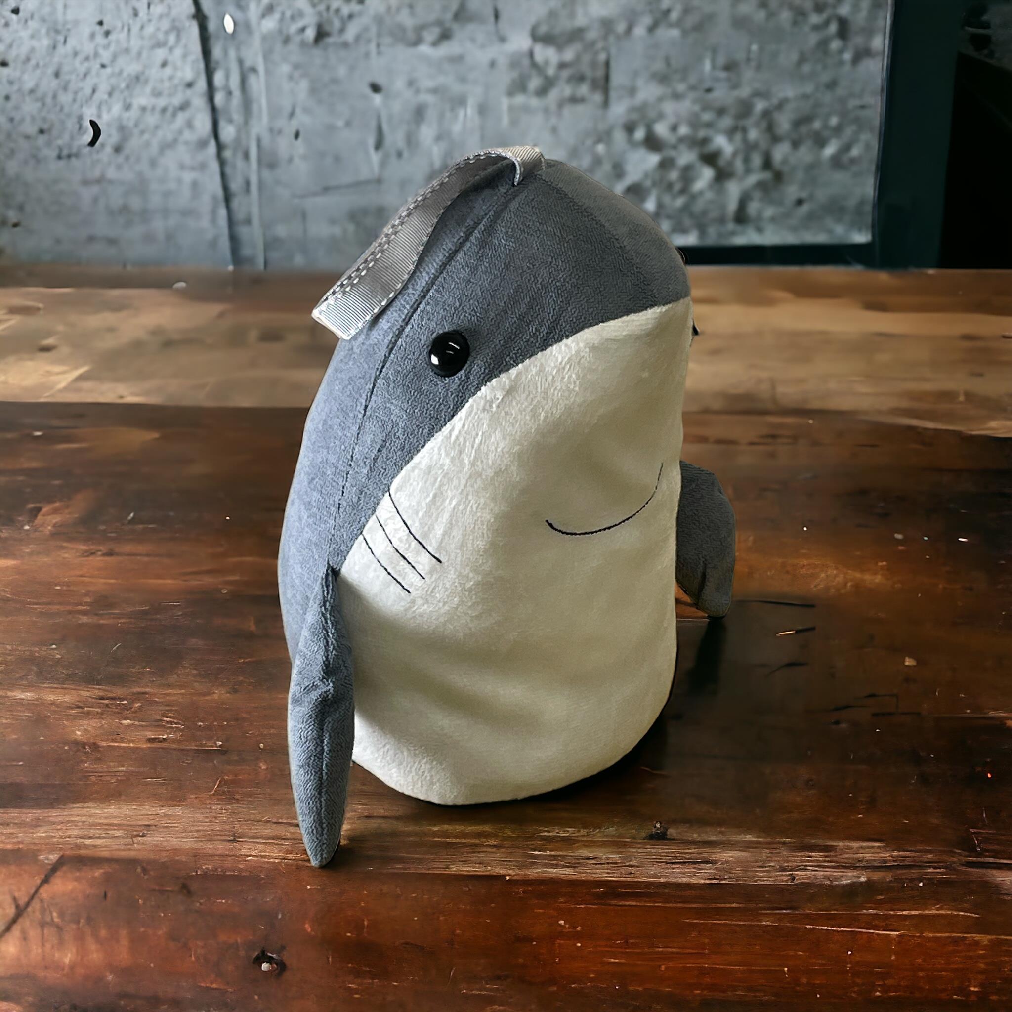 Grey Shark Door Stop-3